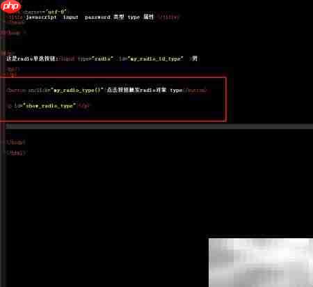 radio对象type属性用法解析-第3张图片-佛山资讯网