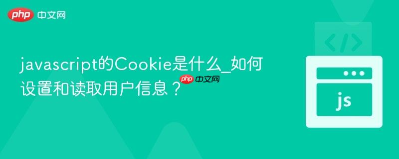 javascript的Cookie是什么_如何设置和读取用户信息？-第1张图片-佛山资讯网