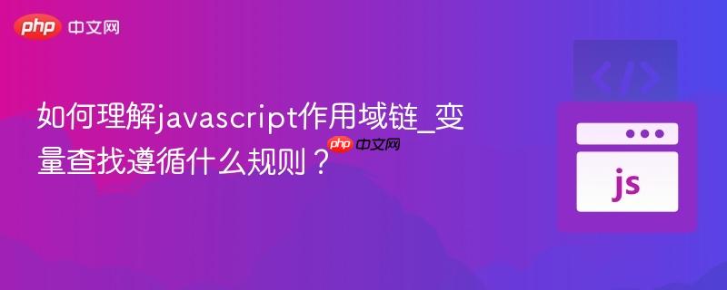 如何理解javascript作用域链_变量查找遵循什么规则？-第1张图片-佛山资讯网