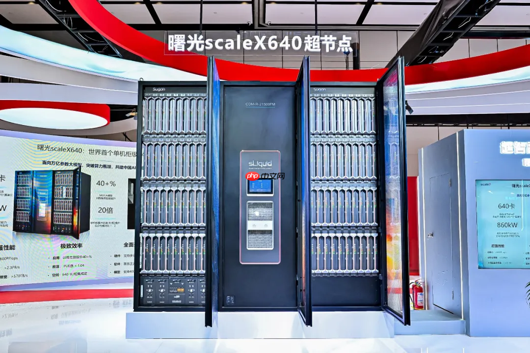 中科曙光发布 scaleX 万卡超集群-第1张图片-佛山资讯网 中科曙光发布 scaleX 万卡超集群-第1张图片-佛山资讯网