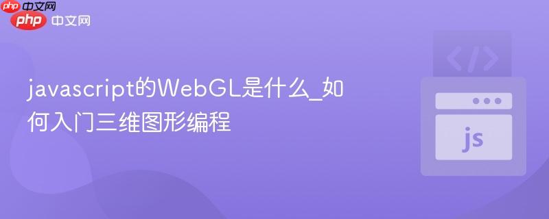 javascript的WebGL是什么_如何入门三维图形编程-第1张图片-佛山资讯网