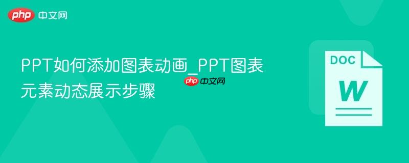 PPT如何添加图表动画_PPT图表元素动态展示步骤-第1张图片-佛山资讯网