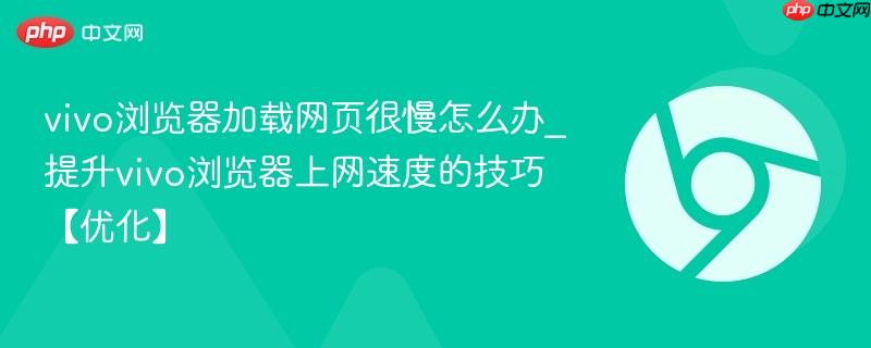 vivo浏览器加载网页很慢怎么办_提升vivo浏览器上网速度的技巧【优化】-第1张图片-佛山资讯网