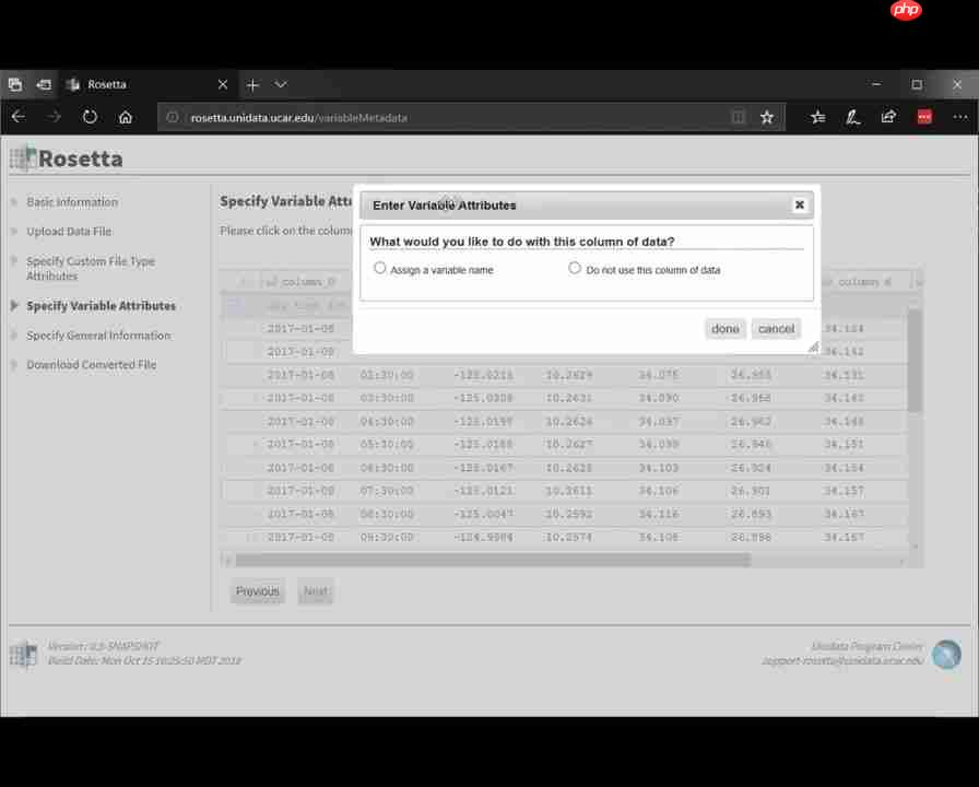 Rosetta Wizard Interface：数据转换与NetCDF创建指南-第4张图片-佛山资讯网