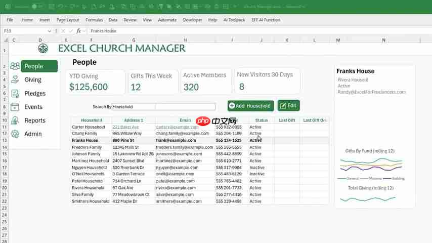 Excel 教堂管理:免费下载模版,轻松管理教会事务-第1张图片-佛山资讯网 Excel 教堂管理:免费下载模版,轻松管理教会事务-第1张图片-佛山资讯网
