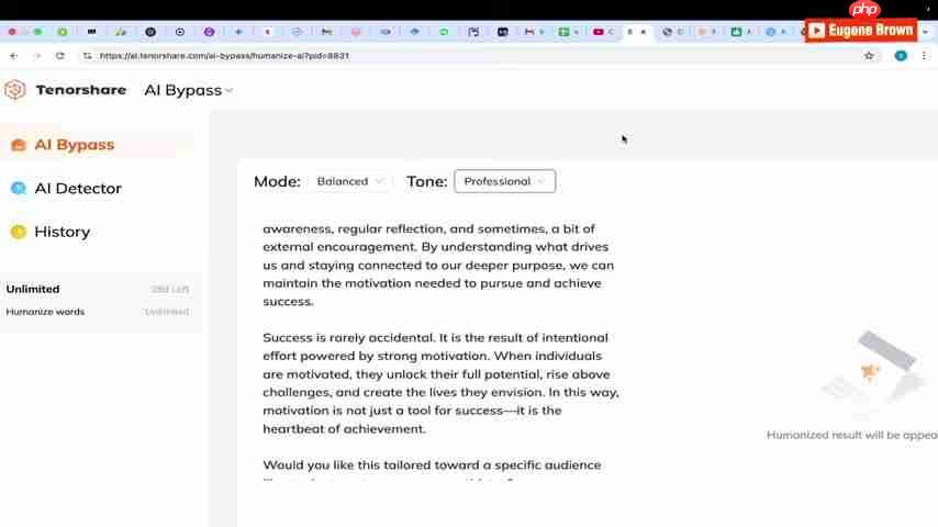 Tenorshare AI Bypass: 人工智能文本转人化，防抄袭神器-第4张图片-佛山资讯网