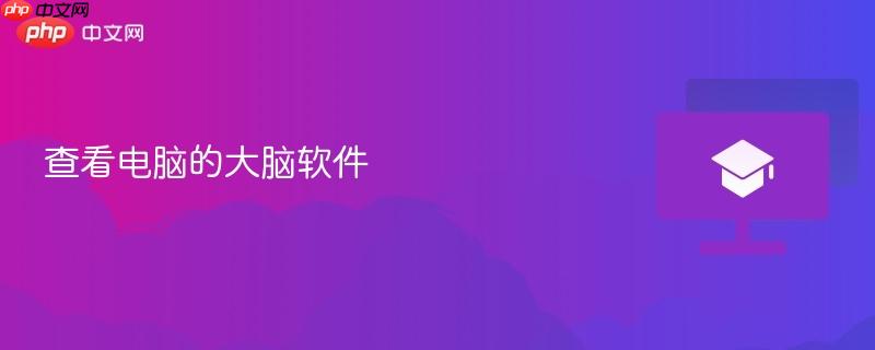 查看电脑的大脑软件-第1张图片-佛山资讯网
