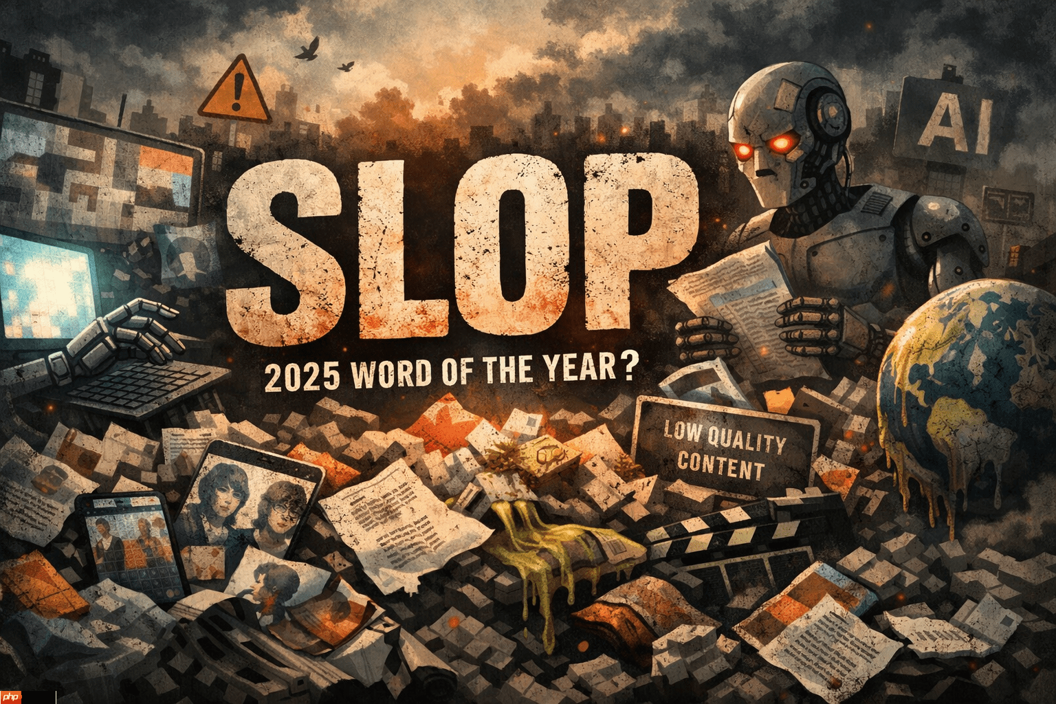 AI生成内容太过氾滥!「Slop」被选为2025年度代表字 这是什么意思?-第1张图片-佛山资讯网 AI生成内容太过氾滥!「Slop」被选为2025年度代表字 这是什么意思?-第1张图片-佛山资讯网