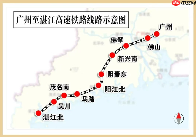 广州至湛江高铁今日开通，运行最快时间压缩 61 分钟-第2张图片-佛山资讯网