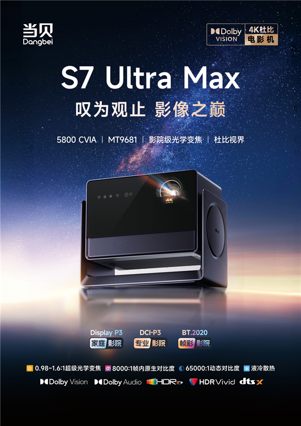 2025年最强万元旗舰投影仪当贝S7UM:2025投影仪品鉴大会口碑最好-第6张图片-佛山资讯网 2025年最强万元旗舰投影仪当贝S7UM:2025投影仪品鉴大会口碑最好-第6张图片-佛山资讯网