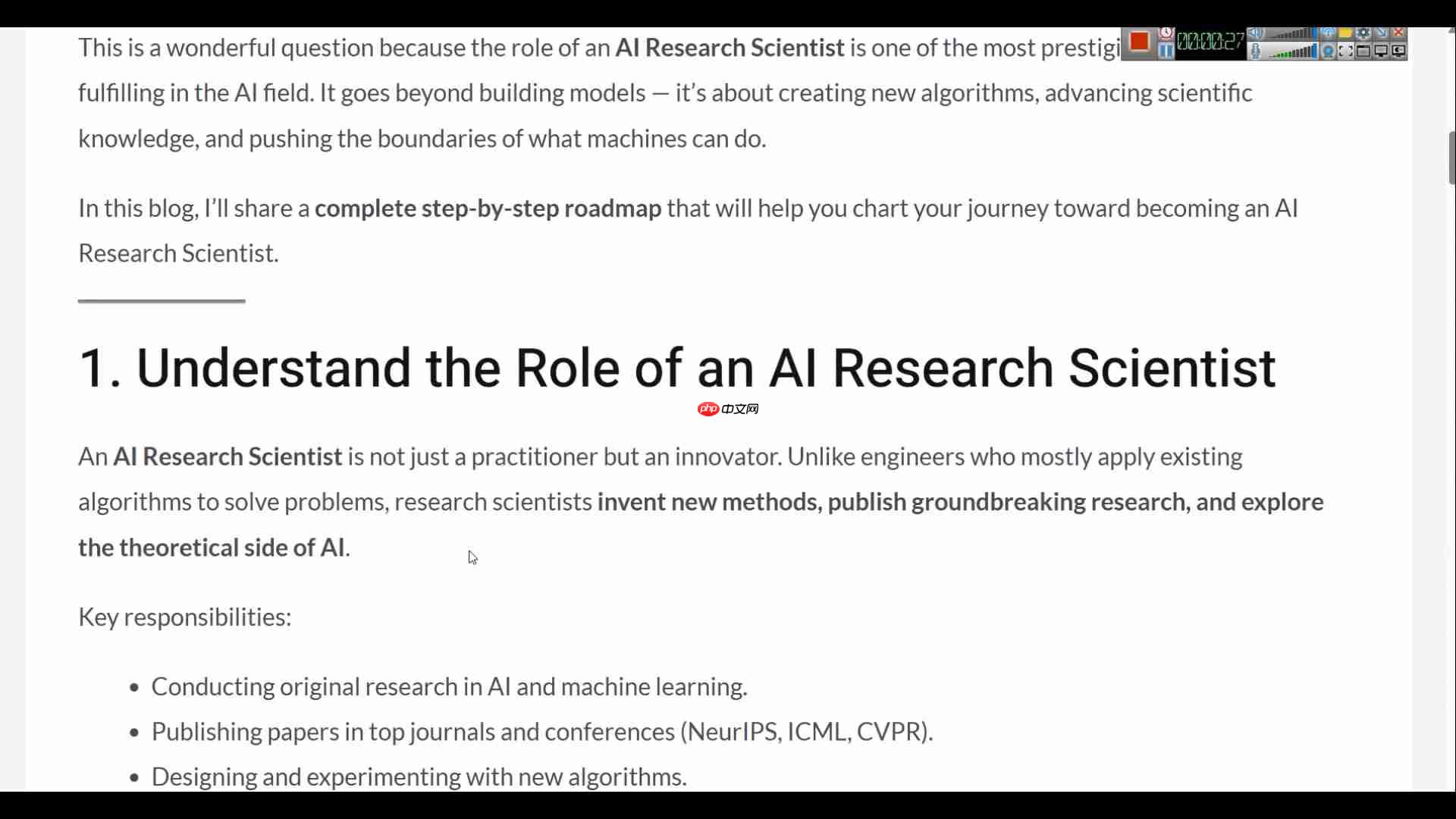 成为AI研究科学家的完整路线图-第1张图片-佛山资讯网 成为AI研究科学家的完整路线图-第1张图片-佛山资讯网
