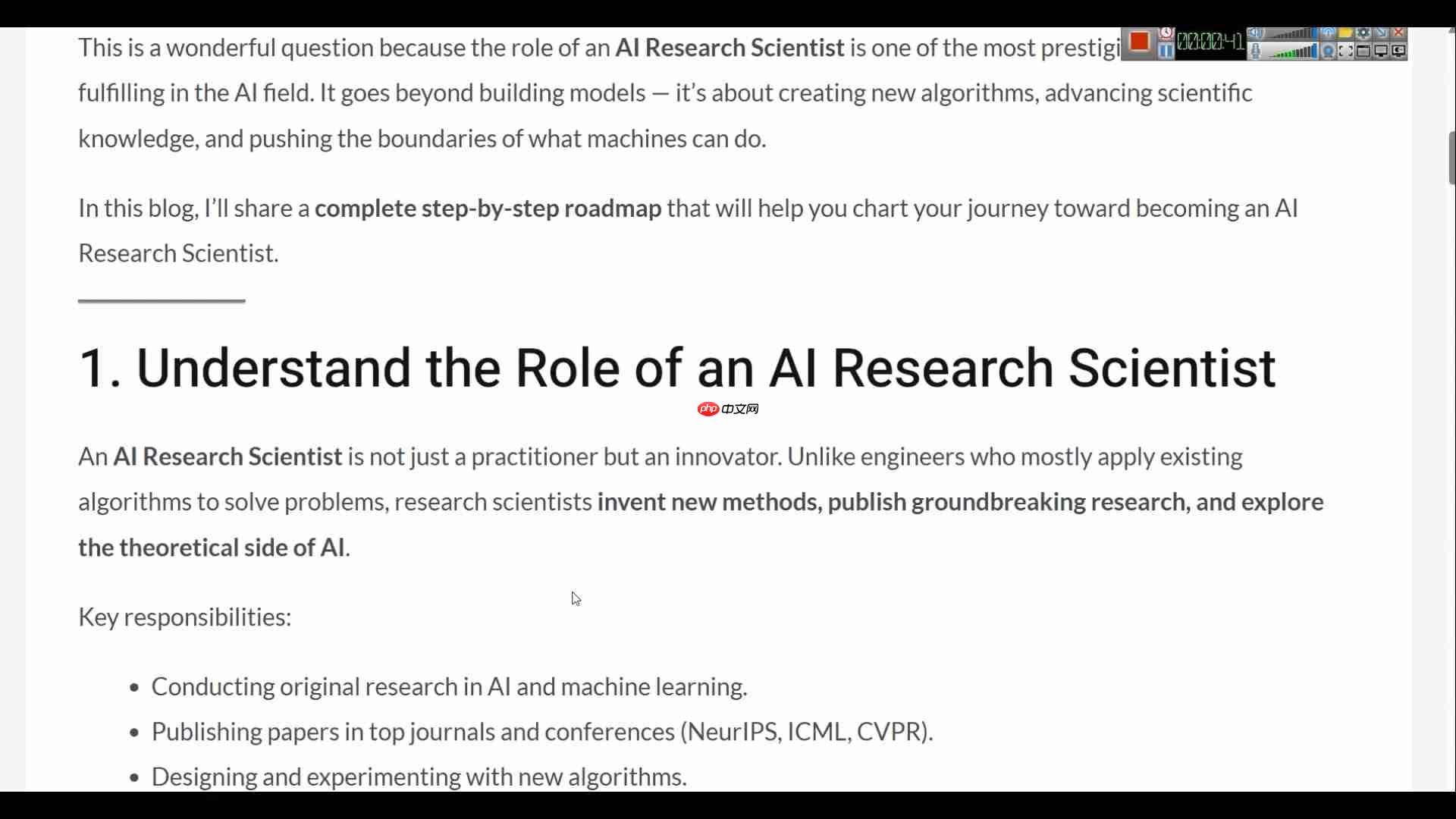 成为AI研究科学家的完整路线图-第3张图片-佛山资讯网 成为AI研究科学家的完整路线图-第3张图片-佛山资讯网