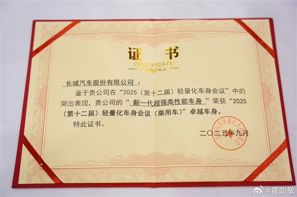 魏建军公开吐槽！长城高管详解为何不用一体化压铸车身-第5张图片-佛山资讯网