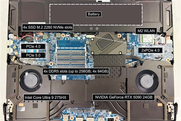 售价超10万元的顶级笔记本！Eurocom新品用上256GB DDR5、RTX 5090-第1张图片-佛山资讯网