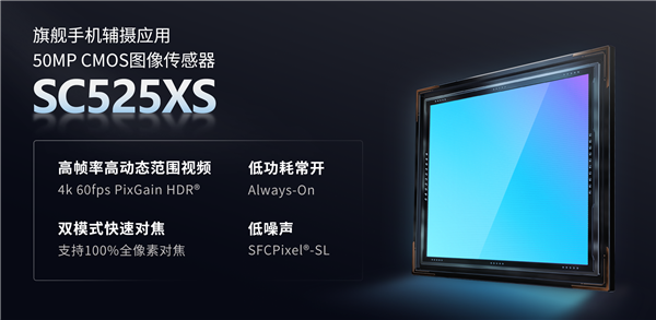 为高端旗舰打造!思特威手机传感器SC525XS发布:5000万像素、全流程国产-第1张图片-佛山资讯网 为高端旗舰打造!思特威手机传感器SC525XS发布:5000万像素、全流程国产-第1张图片-佛山资讯网