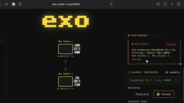 四台Mac Studio合体变身AI集群！1.5TB内存、硬件成本近30万-第8张图片-佛山资讯网