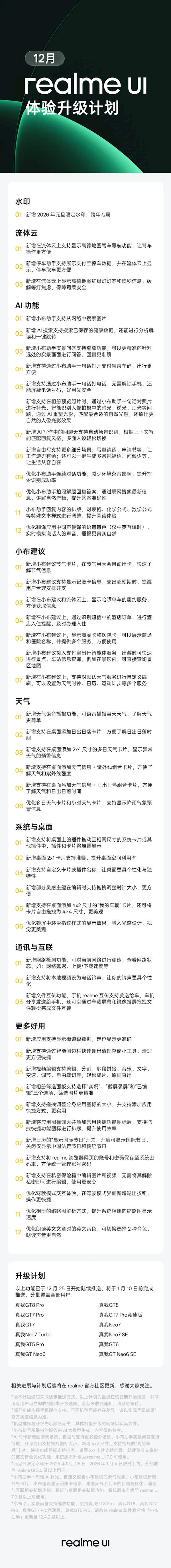 realme UI 7.0 12月更新推送:新增/优化50项功能 支持12款机型-第1张图片-佛山资讯网 realme UI 7.0 12月更新推送:新增/优化50项功能 支持12款机型-第1张图片-佛山资讯网