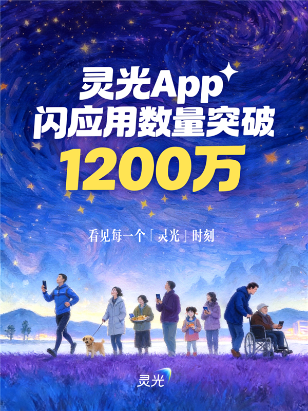 灵光公布最新数据 上线1个月用户成功创建1200万个闪应用-第1张图片-佛山资讯网