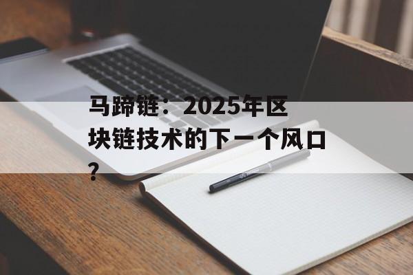 马蹄链：2025年区块链技术的下一个风口？-第1张图片-佛山资讯网