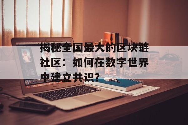 揭秘全国最大的区块链社区：如何在数字世界中建立共识？-第1张图片-佛山资讯网