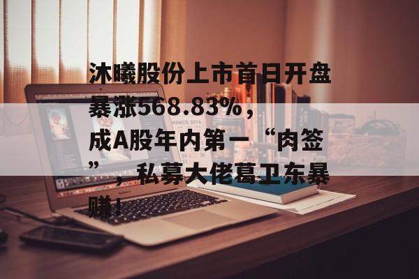 沐曦股份上市首日开盘暴涨568.83%，成A股年内第一“肉签”，私募大佬葛卫东暴赚！-第1张图片-佛山资讯网