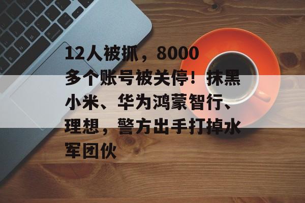 12人被抓，8000多个账号被关停！抹黑小米、华为鸿蒙智行、理想，警方出手打掉水军团伙-第1张图片-佛山资讯网