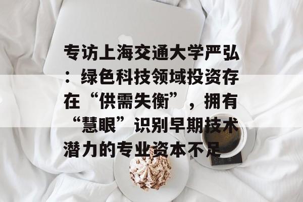 专访上海交通大学严弘:绿色科技领域投资存在“供需失衡”,拥有“慧眼”识别早期技术潜力的专业资本不足-第1张图片-佛山资讯网 专访上海交通大学严弘:绿色科技领域投资存在“供需失衡”,拥有“慧眼”识别早期技术潜力的专业资本不足-第1张图片-佛山资讯网