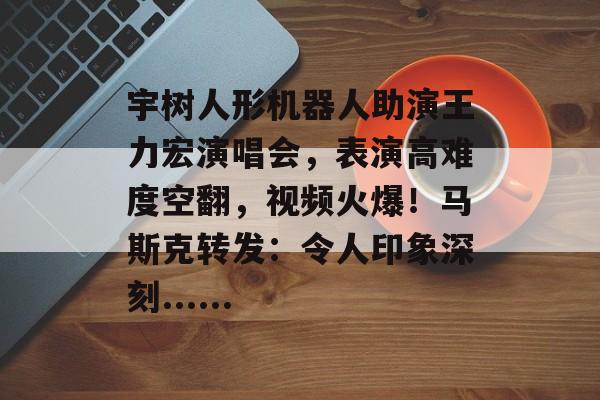 宇树人形机器人助演王力宏演唱会，表演高难度空翻，视频火爆！马斯克转发：令人印象深刻......-第1张图片-佛山资讯网