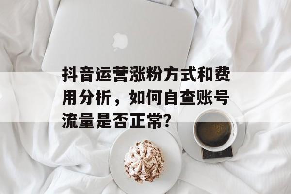 抖音运营涨粉方式和费用分析，如何自查账号流量是否正常？-第1张图片-佛山资讯网